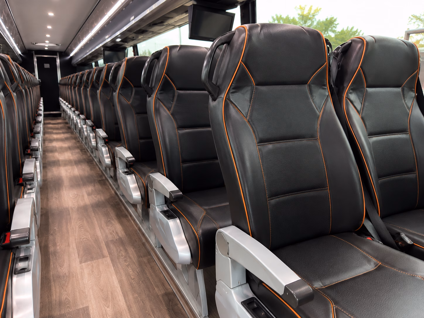 coral springs charter bus services inside