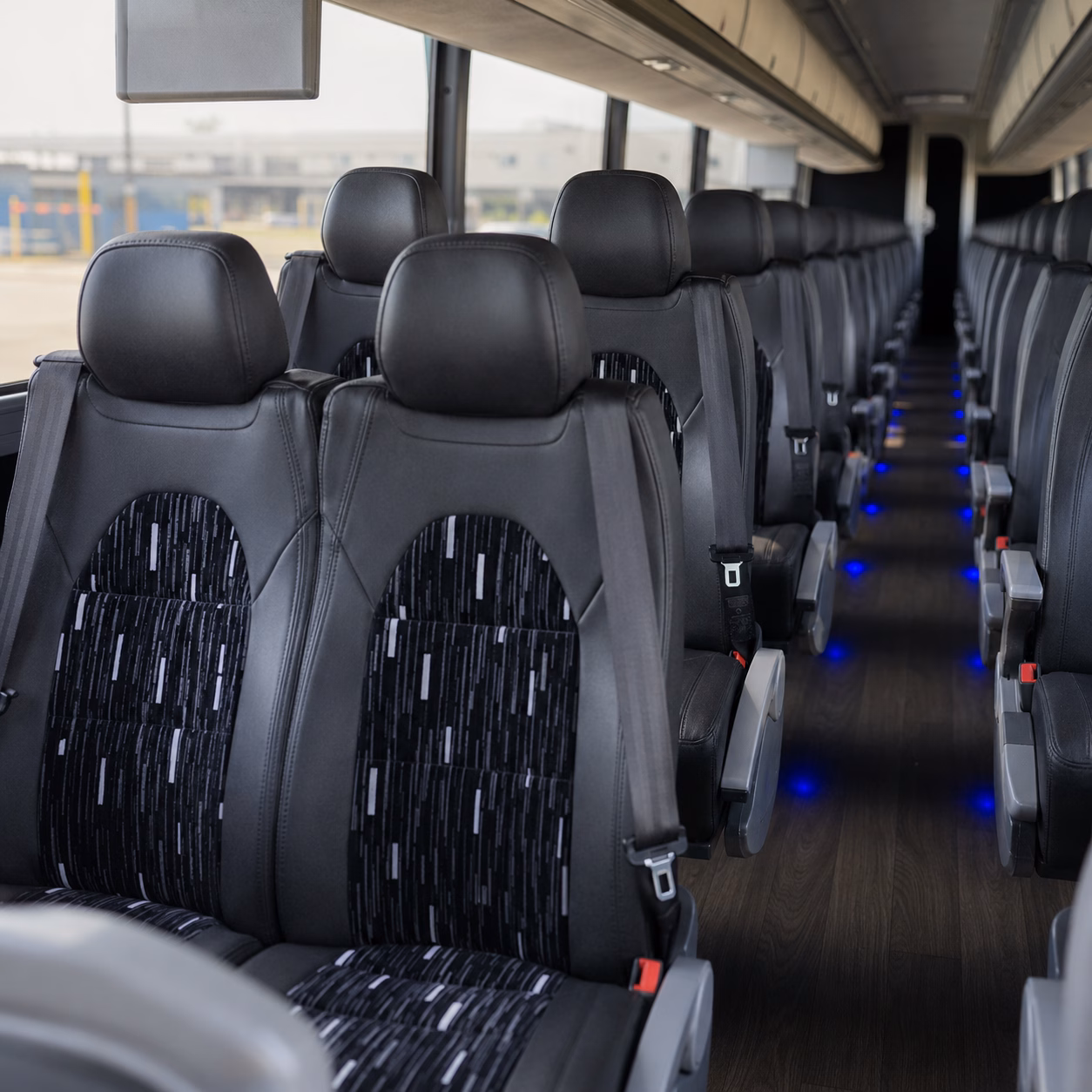 coral springs charter bus services interior